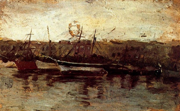 'Alicante desde el Barco', cuadro de Picasso de 1895. 