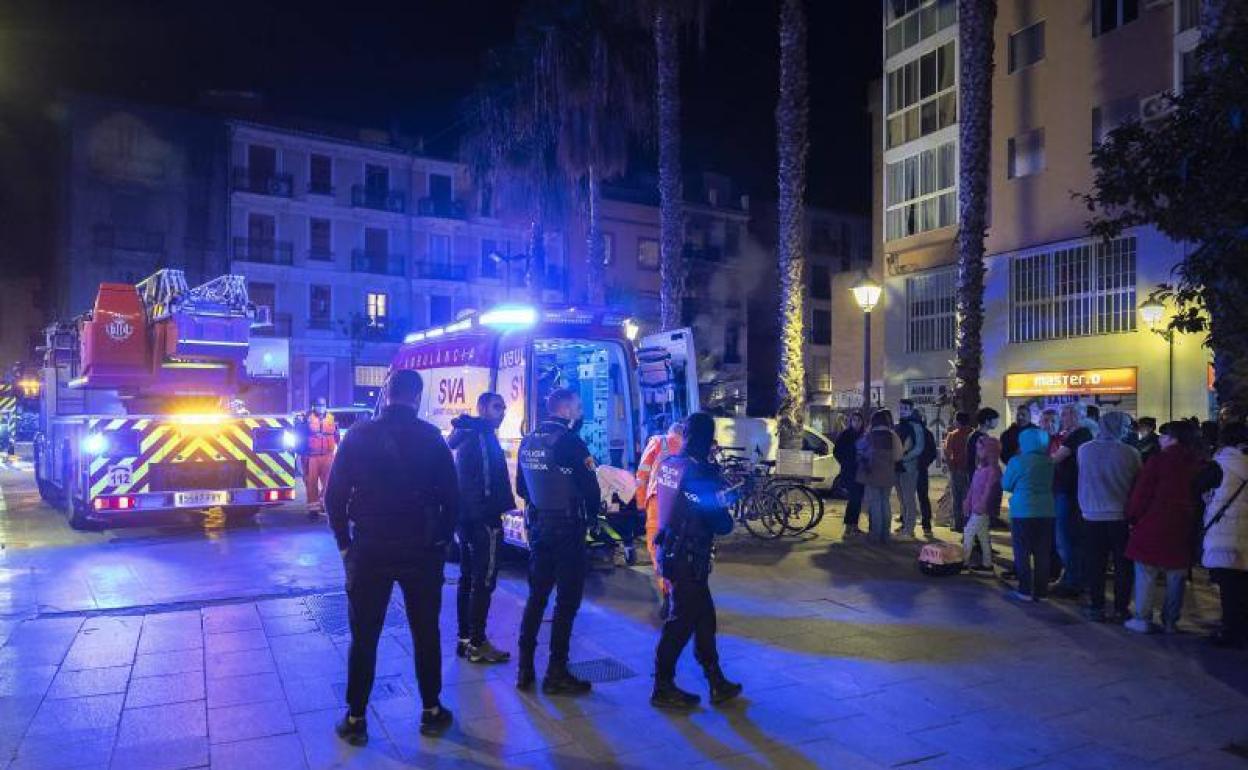 Agentes del cuerpo de la Policía Local en Valencia. 