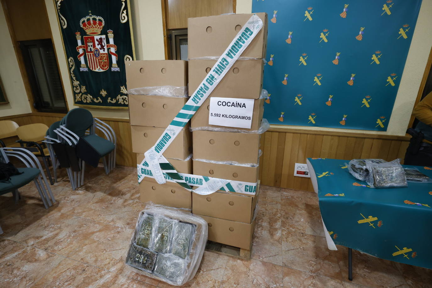 Fotos: Intervenidas en el Puerto de Valencia 5,6 toneladas de cocaína, el mayor alijo en España en cuatro años