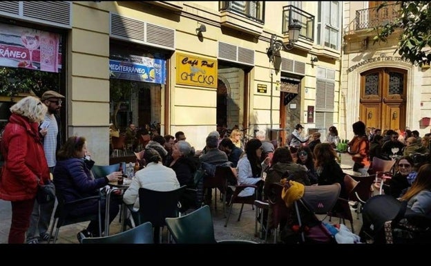 Terraza de Ghecko en Valencia. 