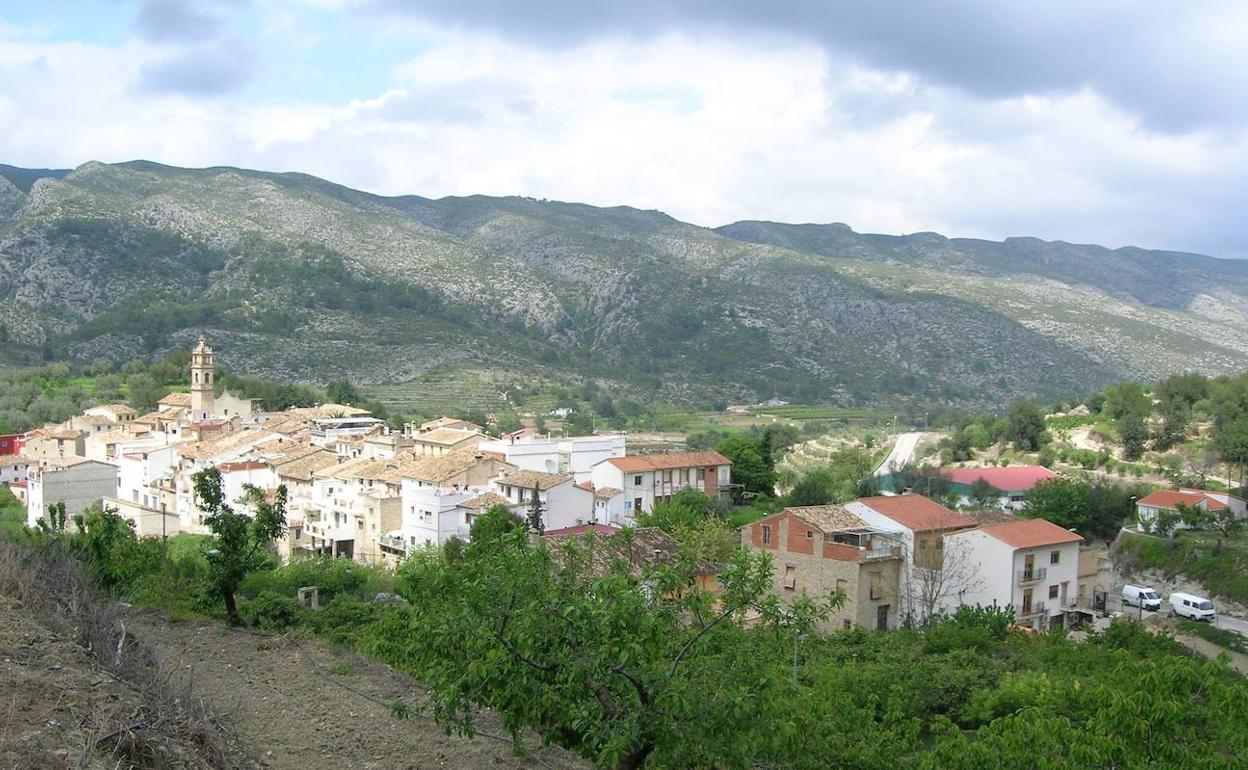 Imagen de archivo de la Vall de Gallinera. 