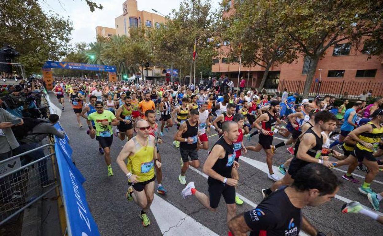 Tiempo en el Maratón de Valencia | Probabilidad de lluvias en el Maratón de Valencia: hora a hora