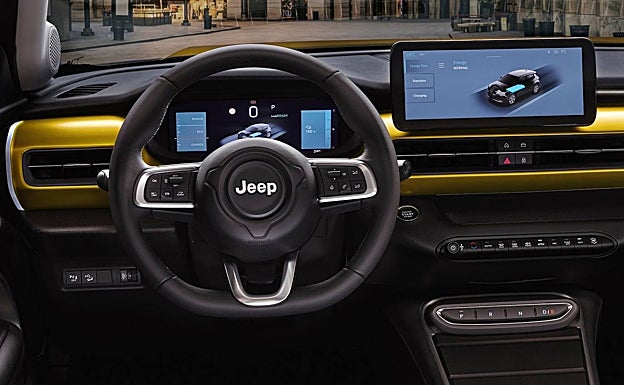 Posibilidad de doble pantalla, ambas de 10,25 pulgadas.