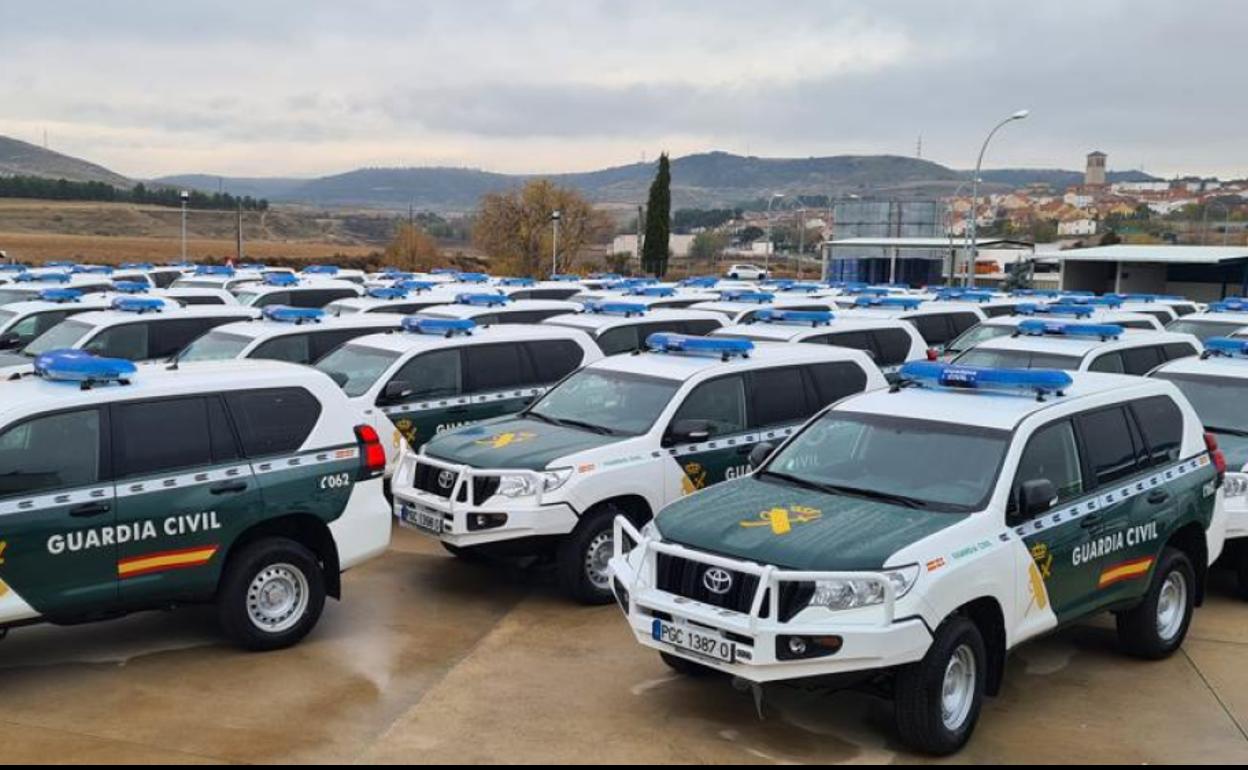 Nuevos vehículos de la Guardia Civil.