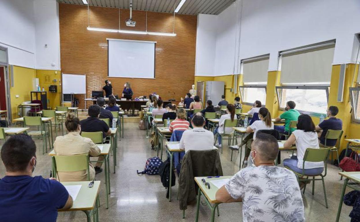 Oposiciones a docentes en Valencia. 