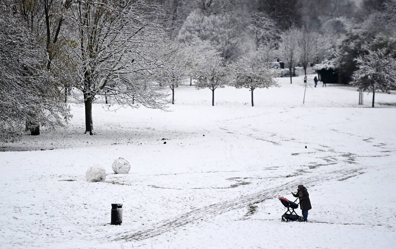 Fotos: Espectacular nevada en Londres