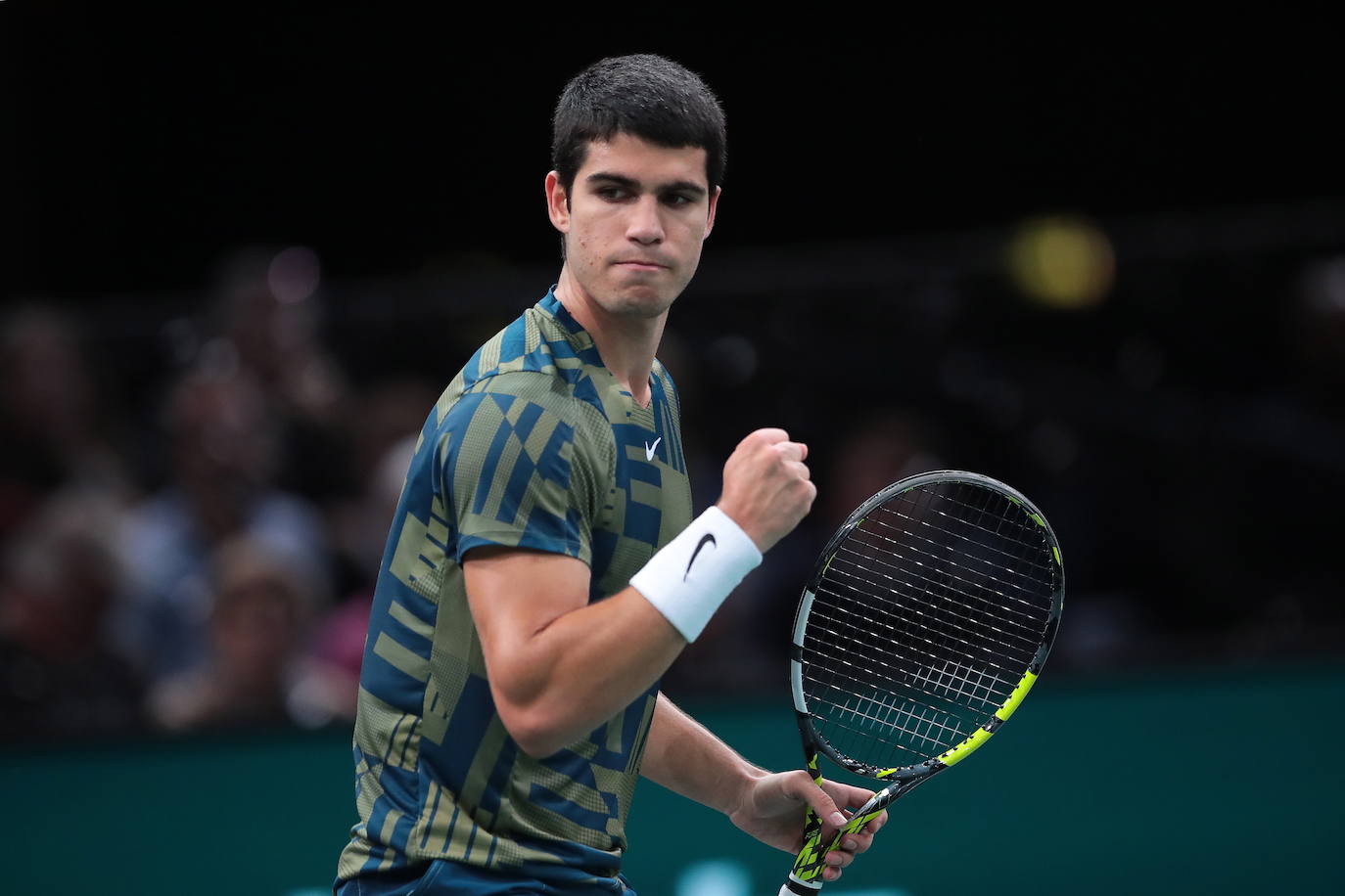 Carlos Alcaraz, en noviembre pasado en el toreno de París. 