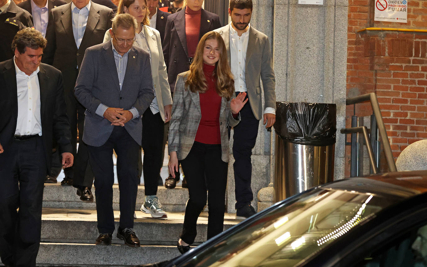 Fotos: Tercer acto en solitario de la princesa Leonor