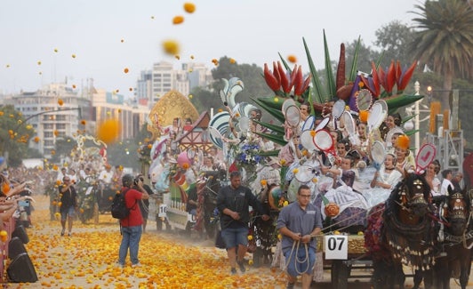 Celebración de la Batalla de Flores de julio de 2022. 