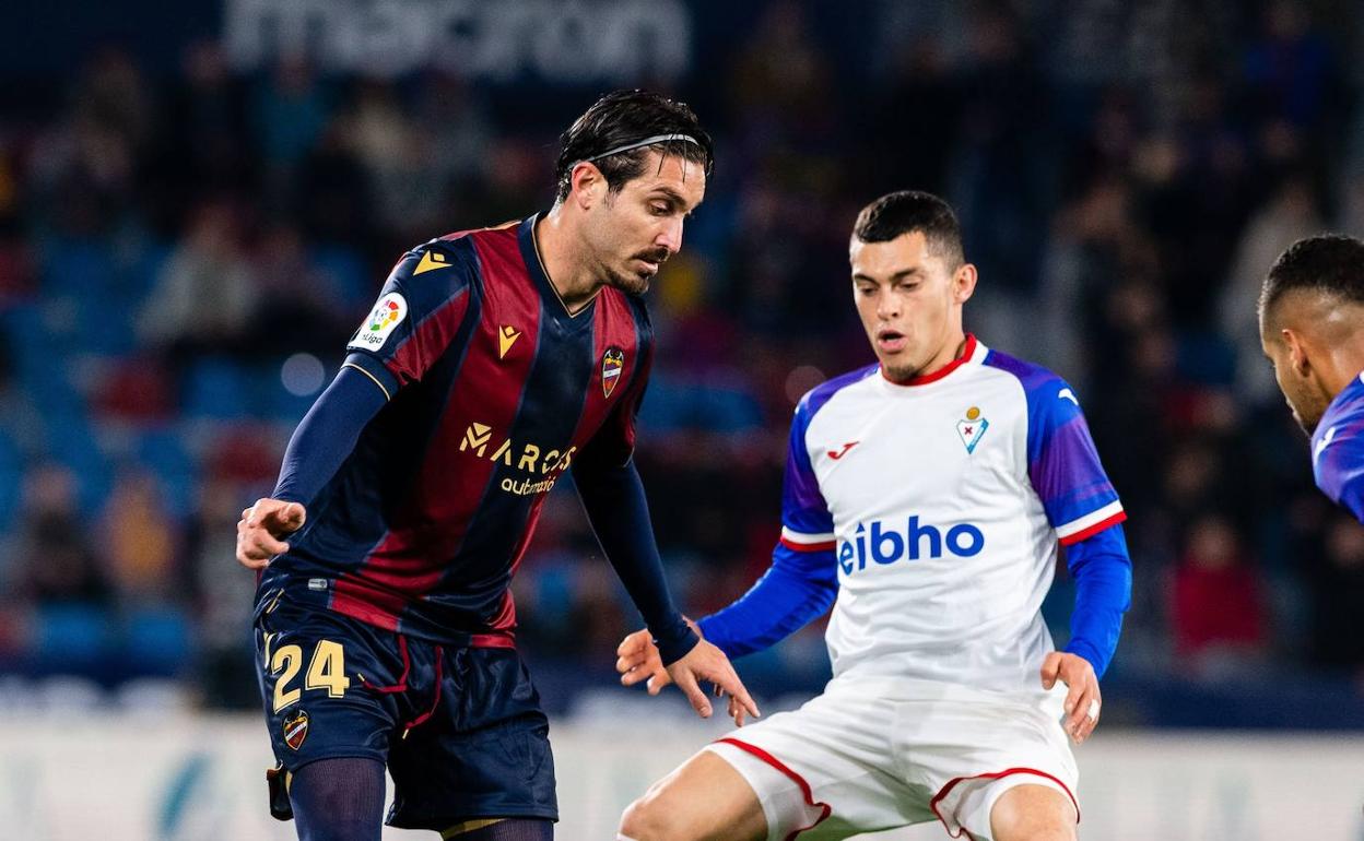 José Campaña, durante el partido contra el Eibar.