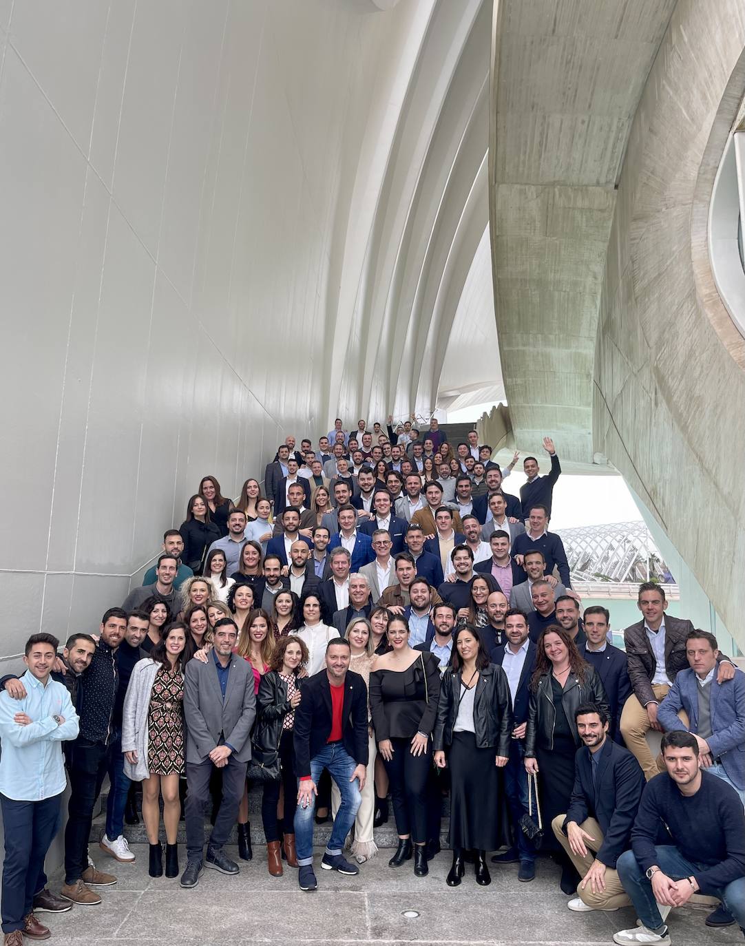 Comida de empresa de Mediolanum con el equipo de Ximo Ros.