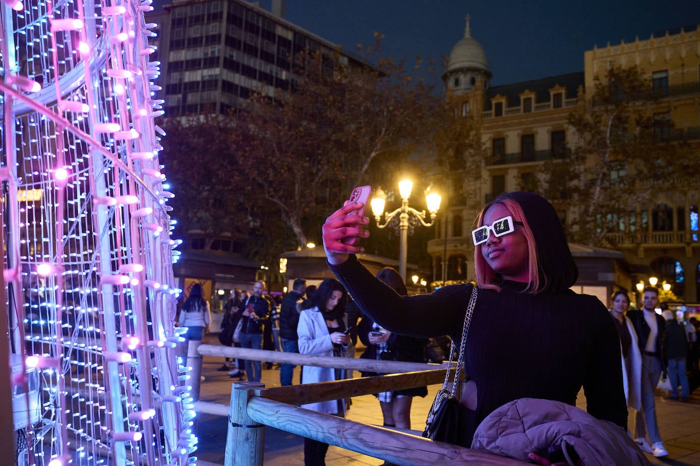 Fotos: Las espectaculares imágenes del centro de Valencia en Navidad