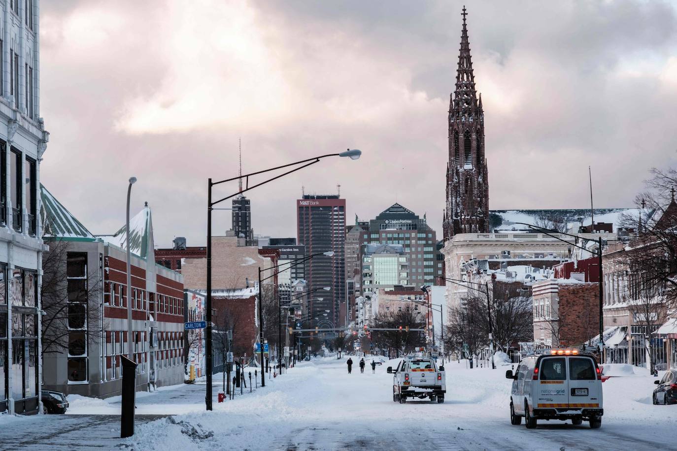 Fotos: La nieve y el hielo sepultan el estado de Nueva Yok