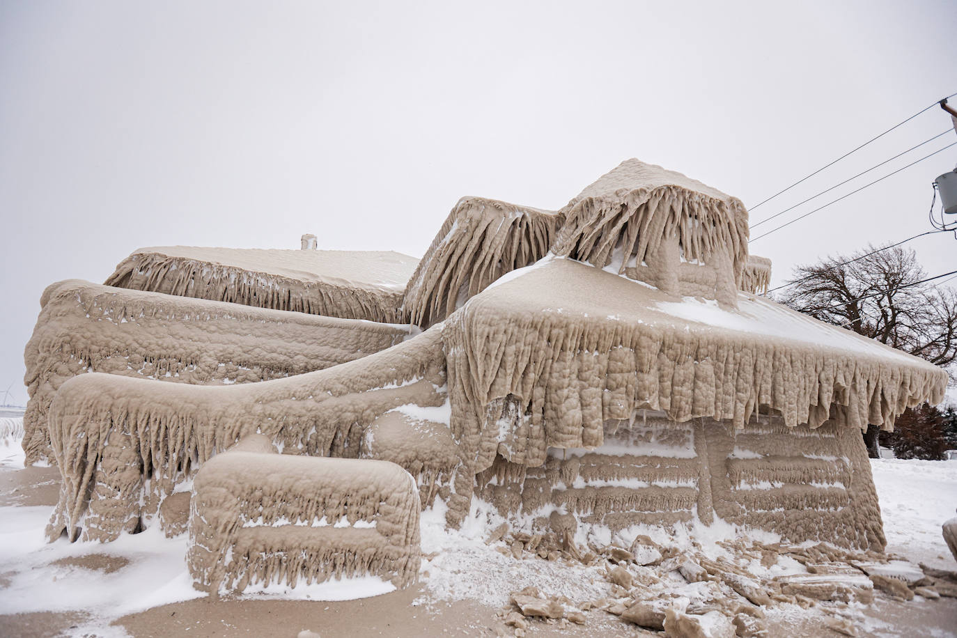 Fotos: La nieve y el hielo sepultan el estado de Nueva Yok