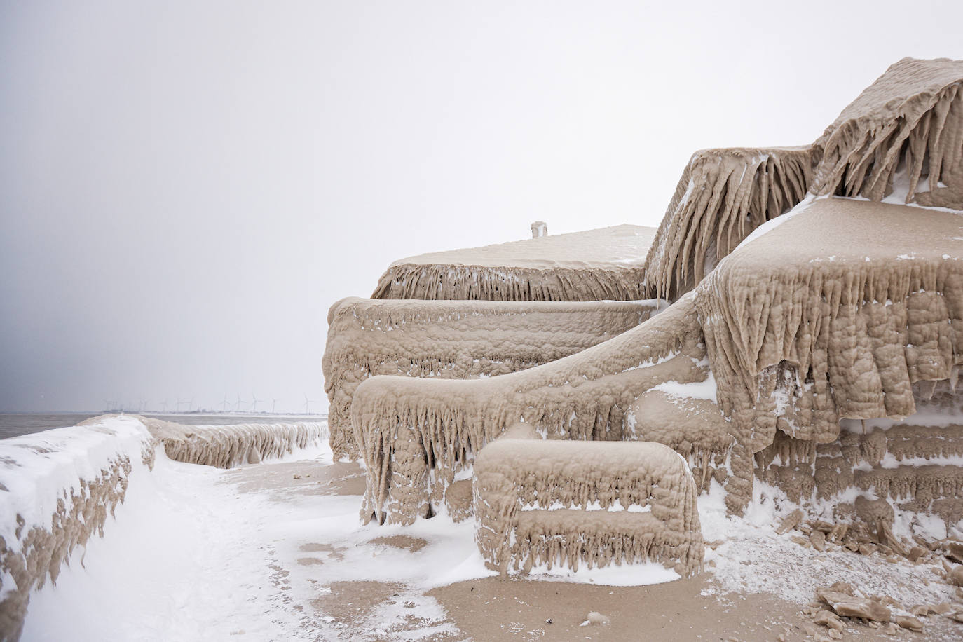 Fotos: La nieve y el hielo sepultan el estado de Nueva Yok