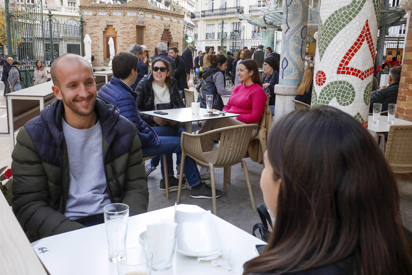 Fotos: El centro de Valencia, lleno en Navidad