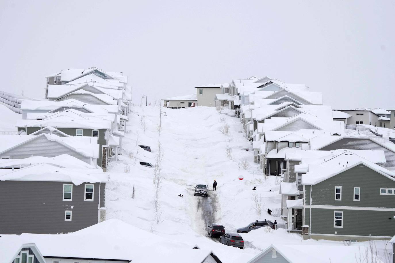 Utah &#039;desaparece&#039; bajo la nieve