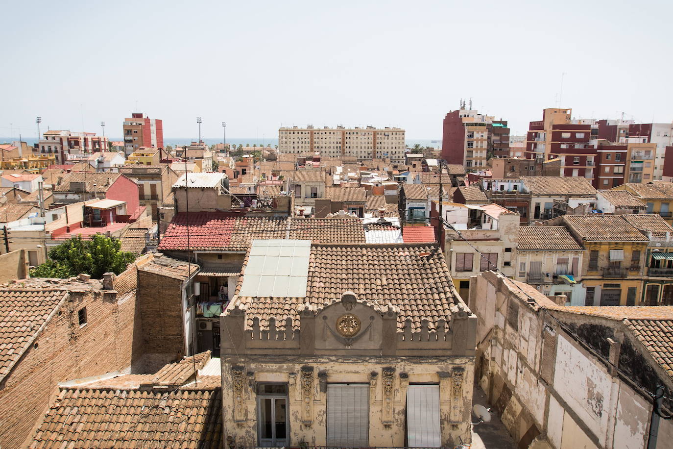 Vista del barrio del Cabanyal.