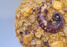 La receta del fin de semana: arroz con pulpo, blanquet y alcachofas