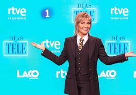 La presentadora de 'Días de tele', Julia Otero.