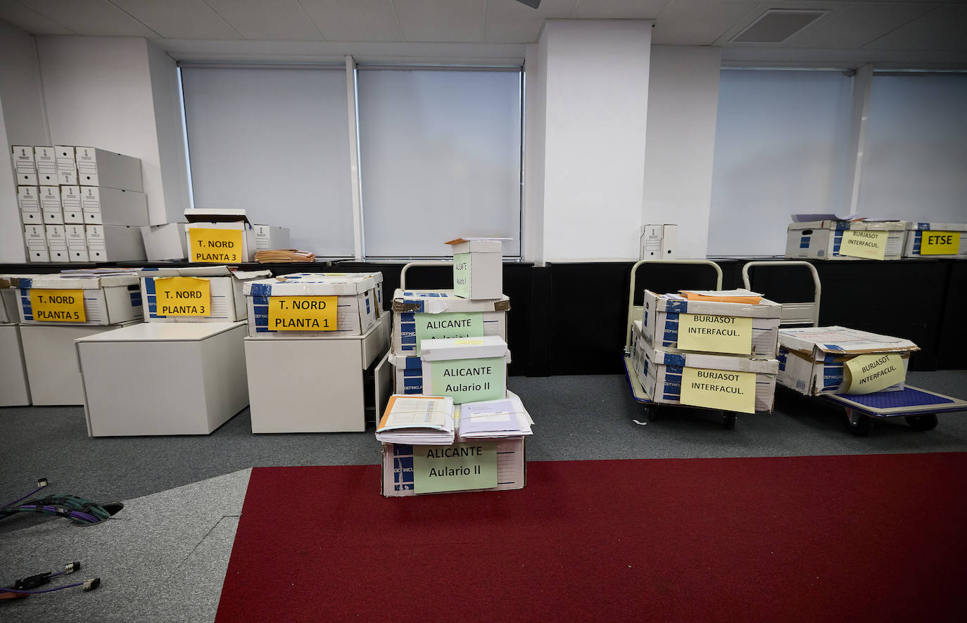 Así es la sala blindada donde se guardan los exámenes de oposiciones