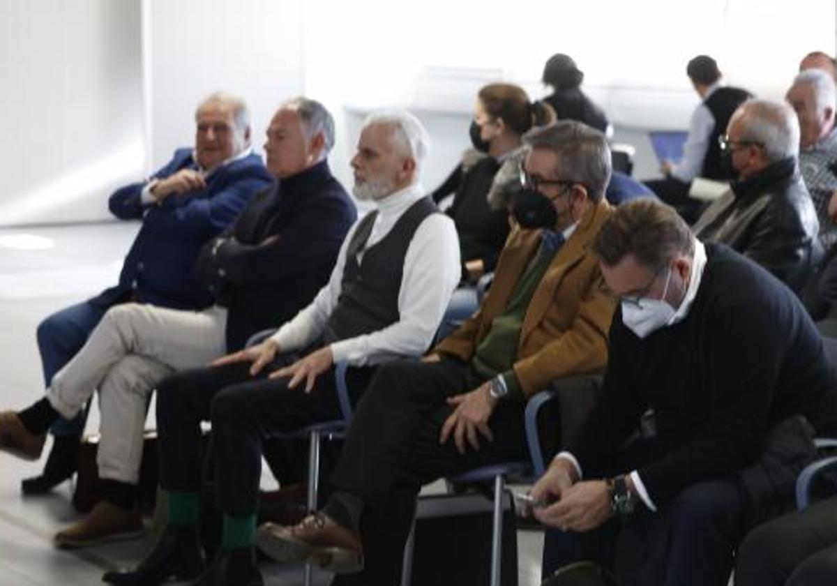 Alfonso Rus, Emilio Llopis, Marcos Benavent y Máximo Caturla.