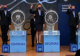 Imagen sorteo de la Lotería Nacional.