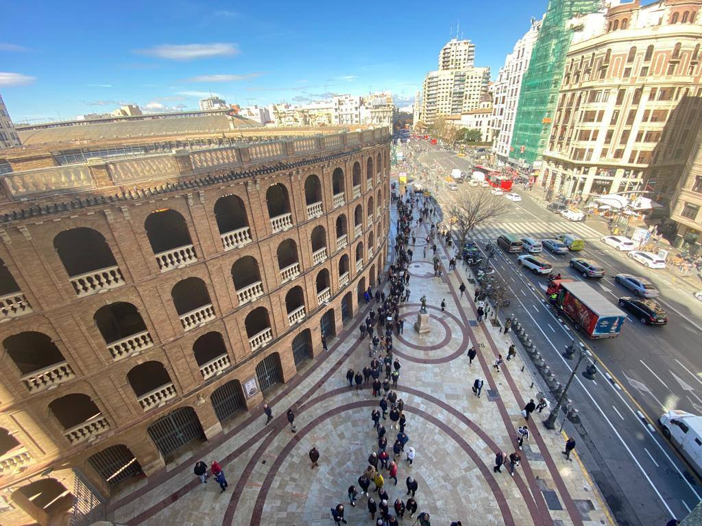 Así han sido las colas en la plaza de toros de Valencia