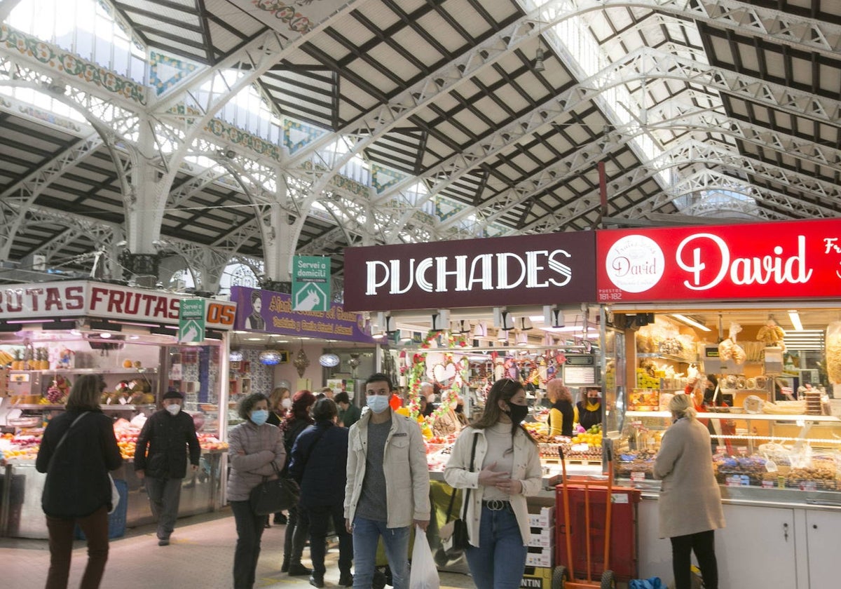 Un mercado de la ciudad de Valencia.