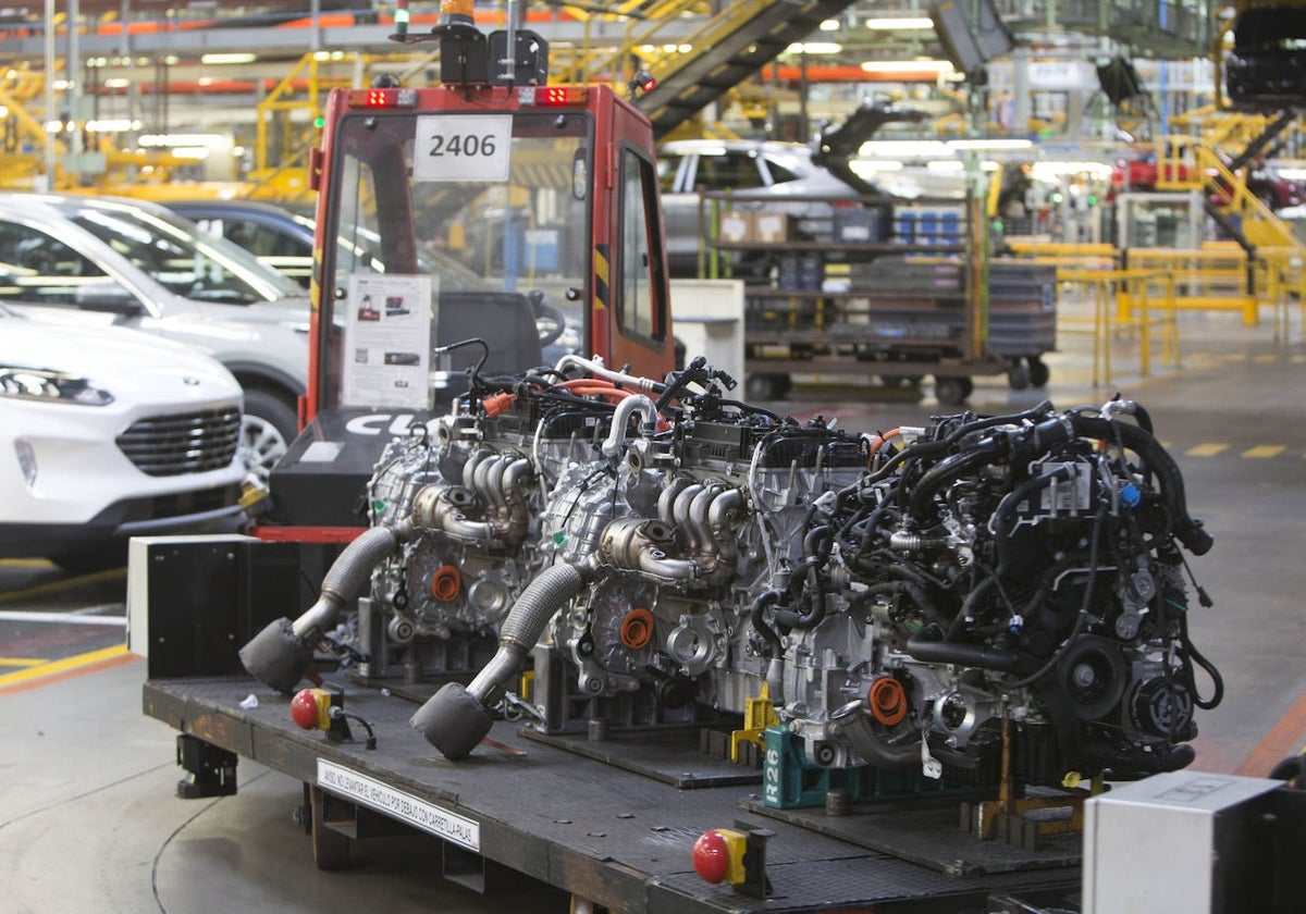 Motores fabricados en la planta de Ford Almussafes.