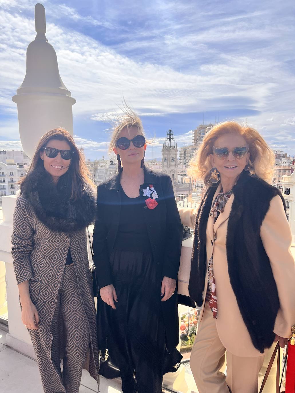 María Cosín, Eva Marcellán y Mayrén Beneyto.