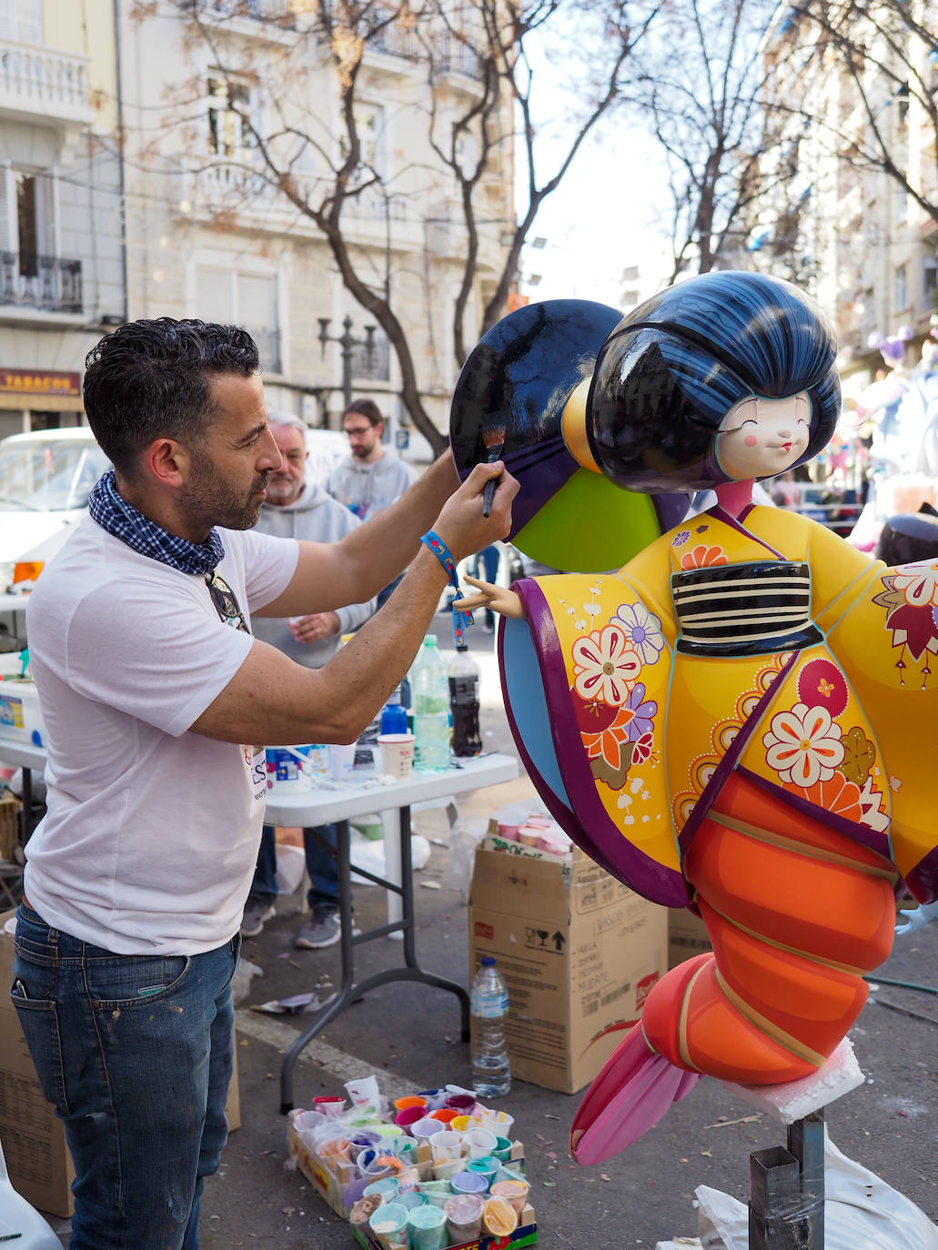 Comienza la plantà infantil de las Fallas 2023