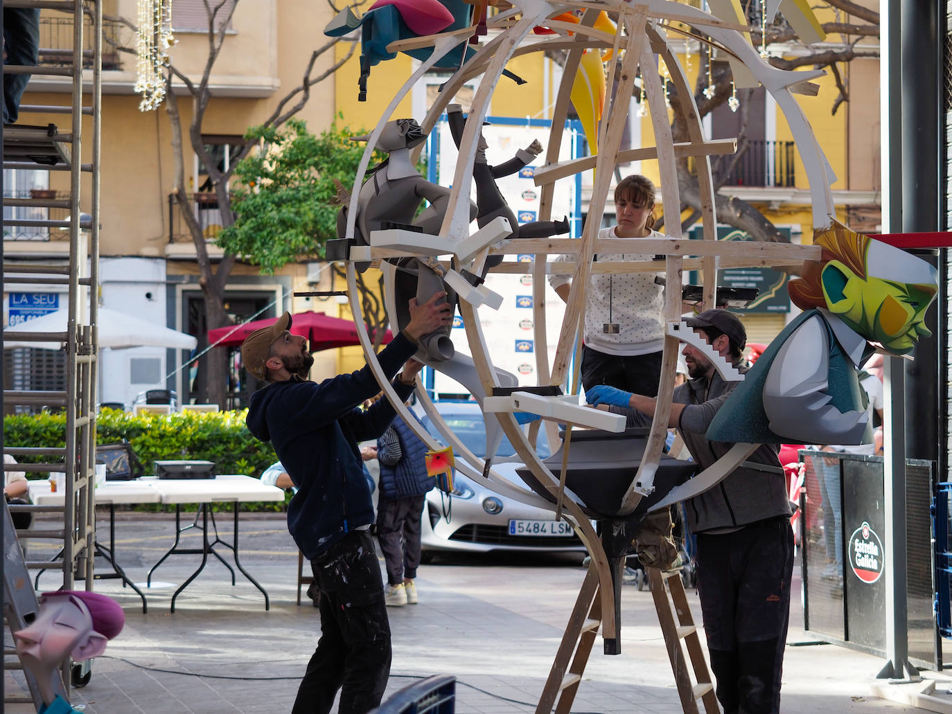 Comienza la plantà infantil de las Fallas 2023