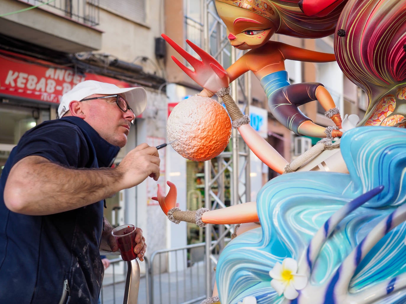 Comienza la plantà infantil de las Fallas 2023