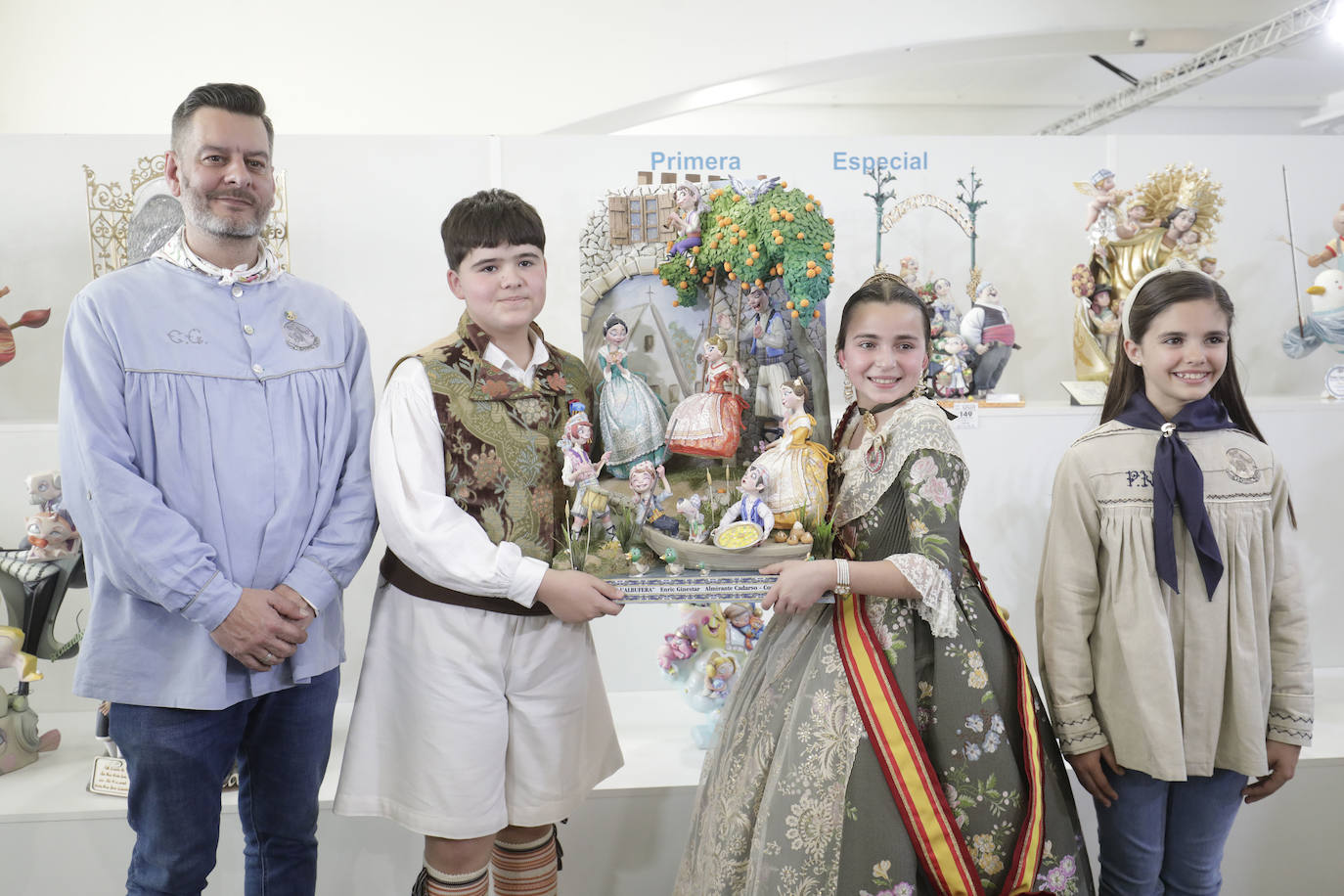 Alegría en Almirante Cadarso - Conde Altea al obtener el Ninot Infantil Indultat 2023