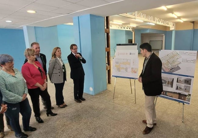 El conseller de Sanidad, Miguel Mínguez, durante la presentación del proyecto.