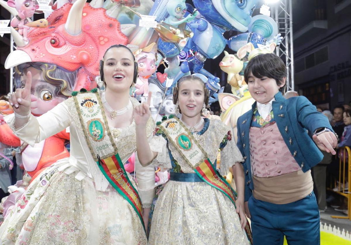 Celebración del primer premio en la comisión infantil de Convento Jerusalén.