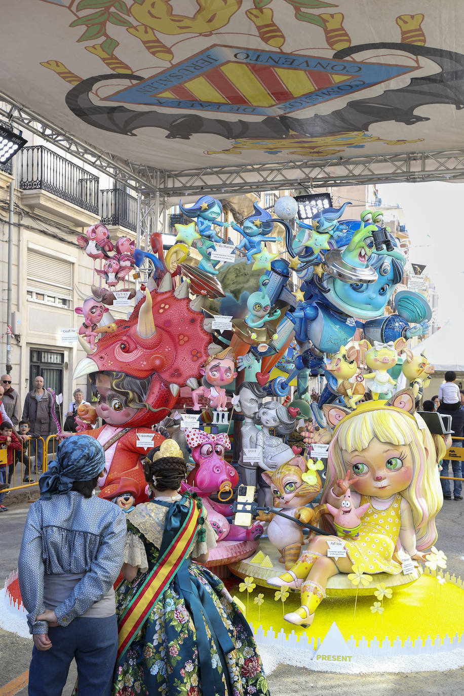 Así es la falla de Convento Jerusalén, ganadora del primer premio de Especial infantil