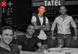 Socios de Mabel Capital en uno de los restaurantes de la compañía, donde Cristiano Ronaldo y Rafa Nadal tienen una participación.