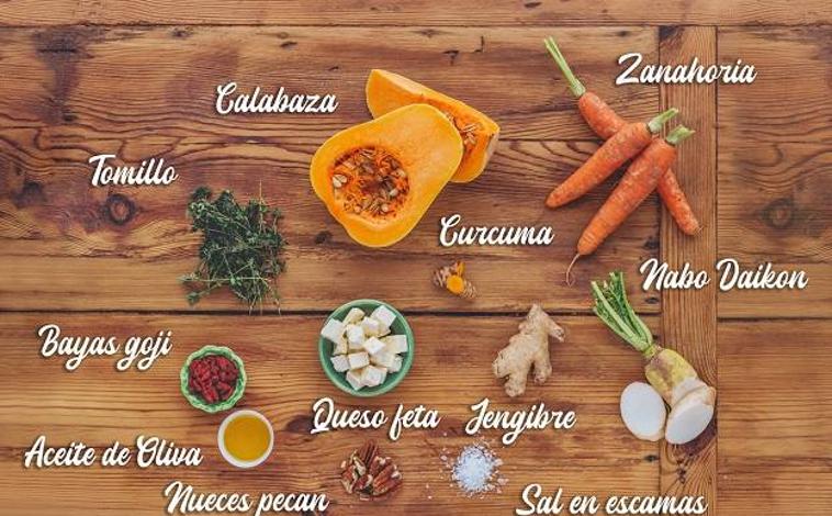 Imagen principal - Crema de calabaza y zanahoria, para rebañar el plato en la comida o cena