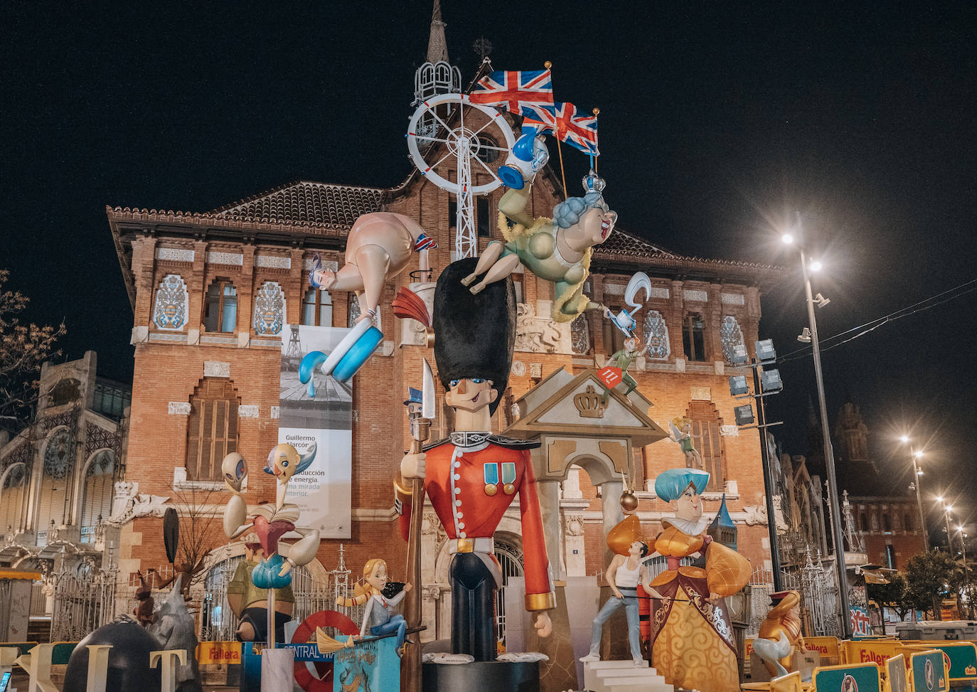 Así es la falla Plaza Mercado Central 2023