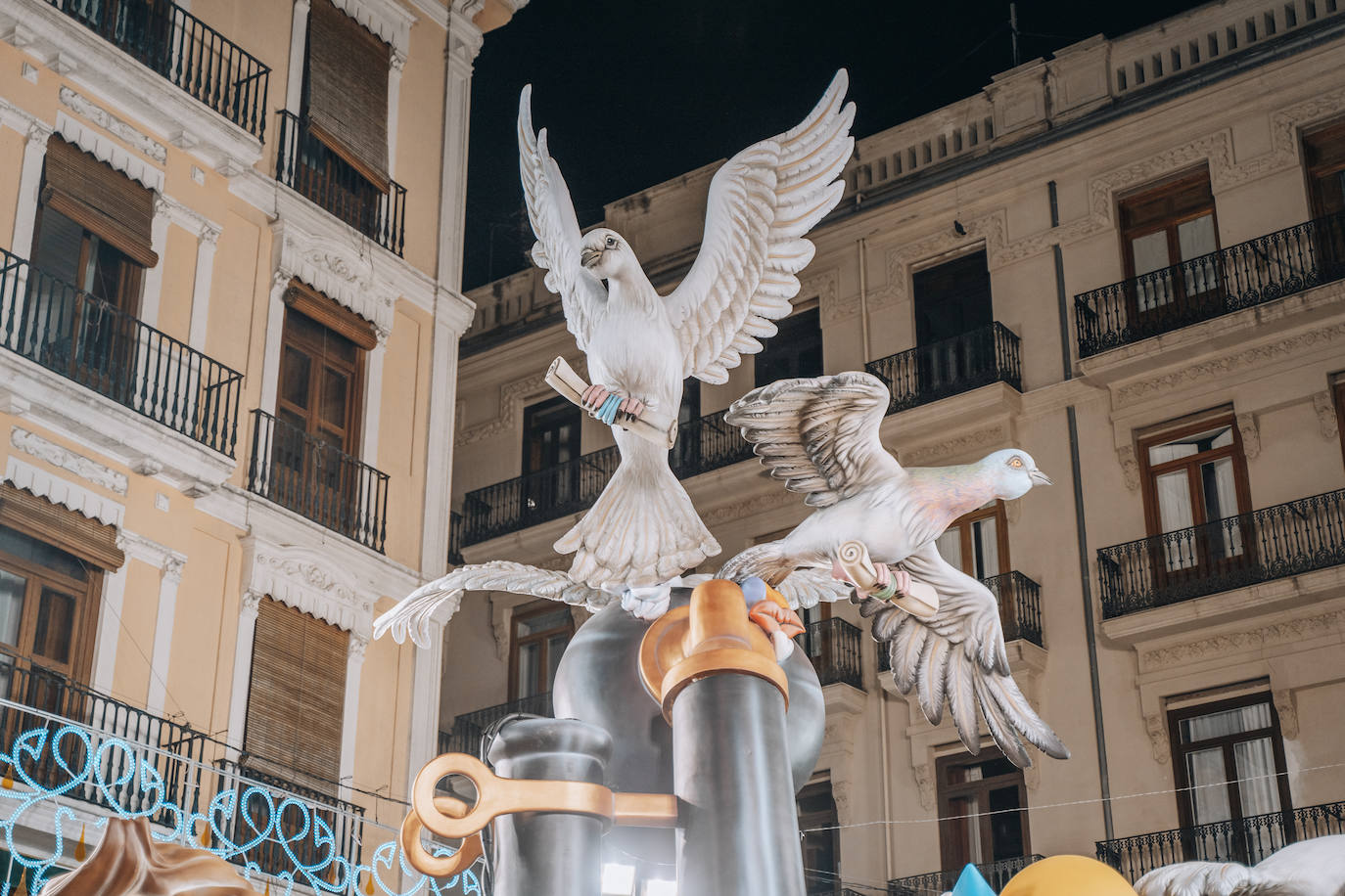 Así es la falla Plaza de la Merced 2023