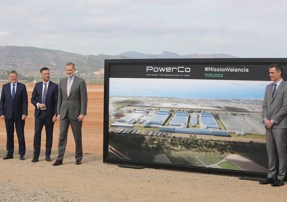 El solar donde se va a ubicar la gigafactoría de Sagunto.