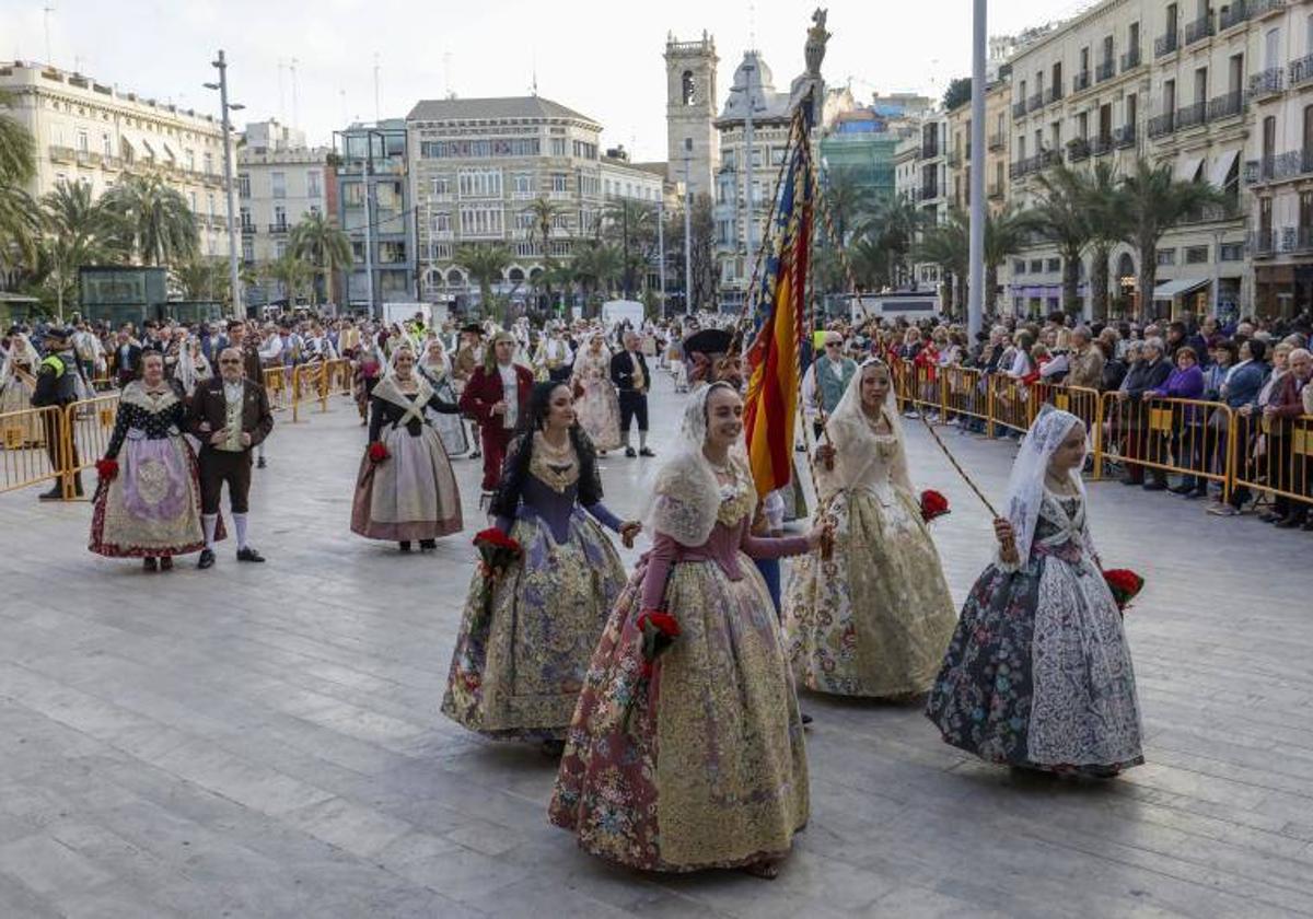 Ofrenda de este viernes.