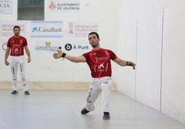 Nacho, durante una partida de la Lliga.