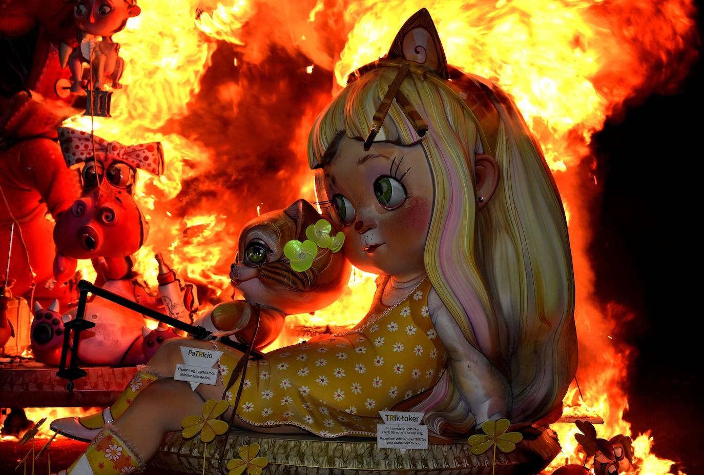 Cremà de las fallas 2023, en imágenes