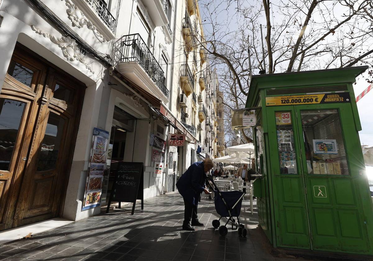 Una calle de Valencia.