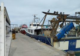 Uno de los barcos de pescadores del puerto de Dénia