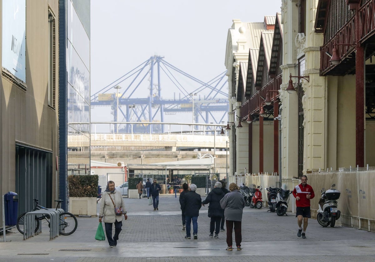 Instalaciones de la Marina de Valencia.