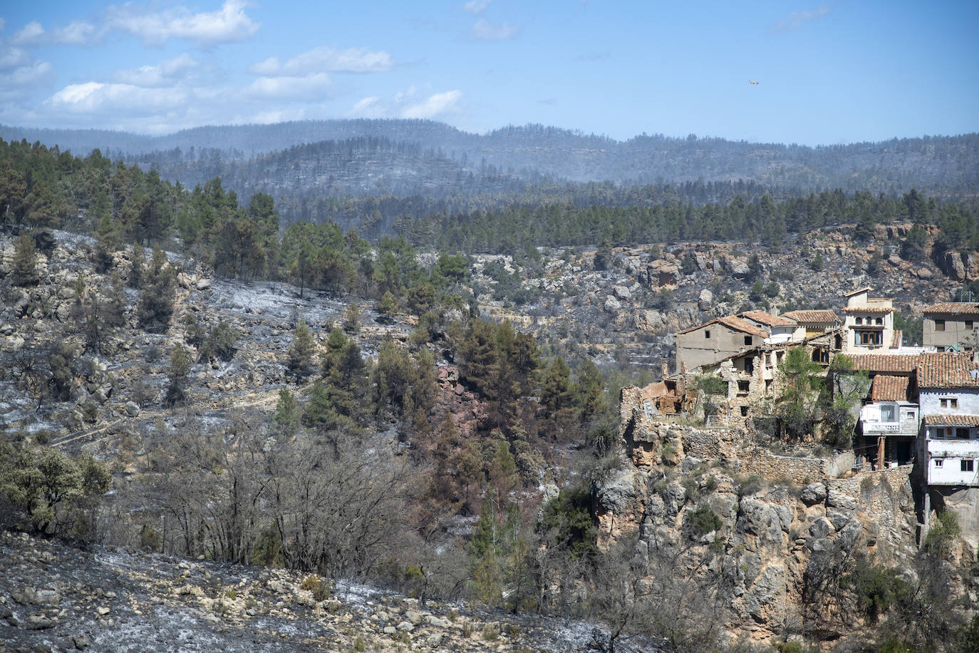 Así ha arrasado el incendio de Castellón con casas, coches y otros bienes materiales